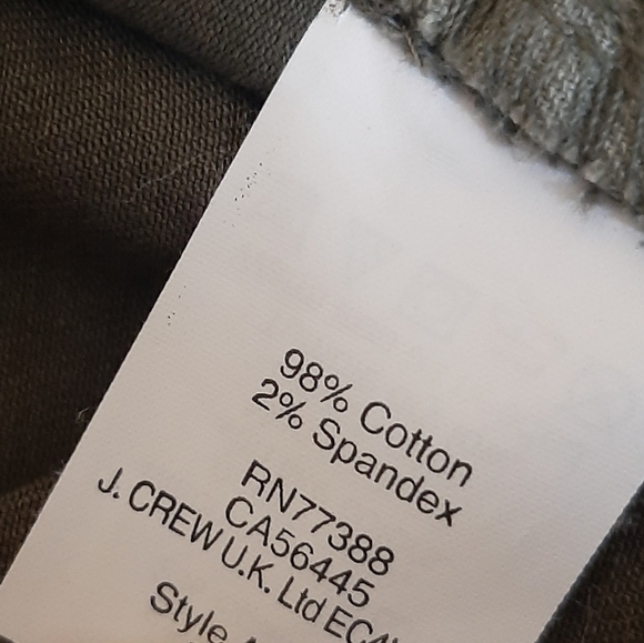 J. Crew Toothpick Ankle Pants Jeans with Tux Stripe sz 26 - Picture 11 of 13